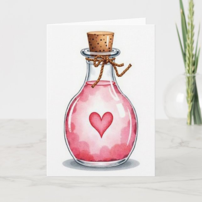 Tarjeta de Poción Mágica de Amor (Anverso)
