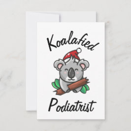 Tarjeta de Podólogo Koalificado