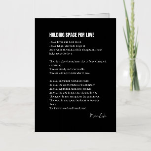 Tarjeta de poema de amor