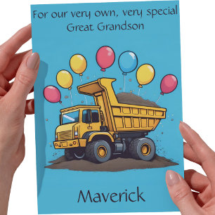 Tarjeta de poema de cumpleaños personalizada Great