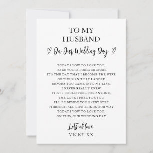 Tarjeta de Poema Elegante en Blanco y Negro para M