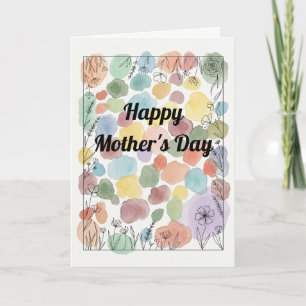 Tarjeta de poema personalizado para el Día de la M
