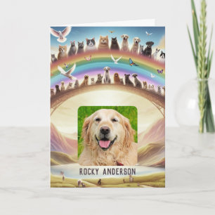 Tarjeta de poema Rainbow Bridge