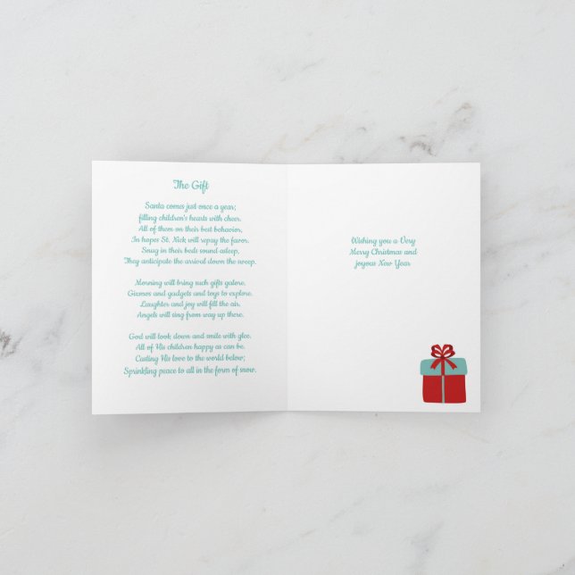 Tarjeta de poesía de navidades (Interior)