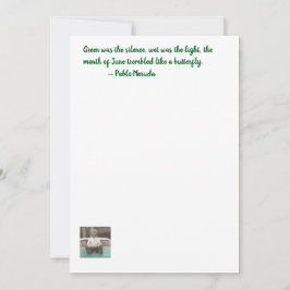 Tarjeta de poesía Rainforest