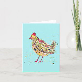 Tarjeta de pollo