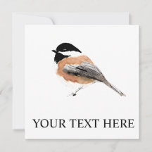 Tarjeta de pollo con respaldo de castaño