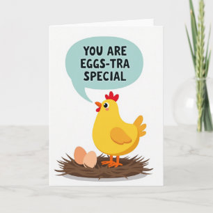 Tarjeta de pollo Eggs Tra Special
