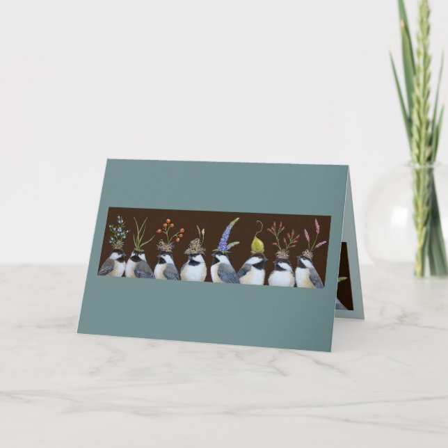 tarjeta de pollos fiestas (Anverso)