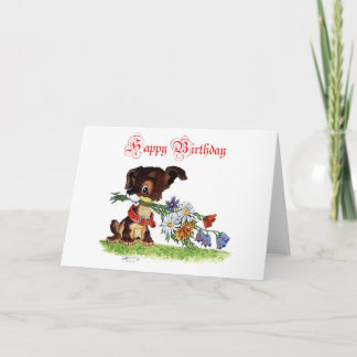 Tarjeta de porcino feliz cumpleaños