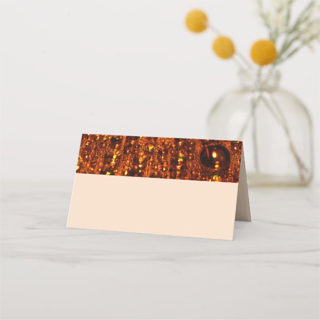 Tarjeta de posición de luces de verano naranja (Anverso)