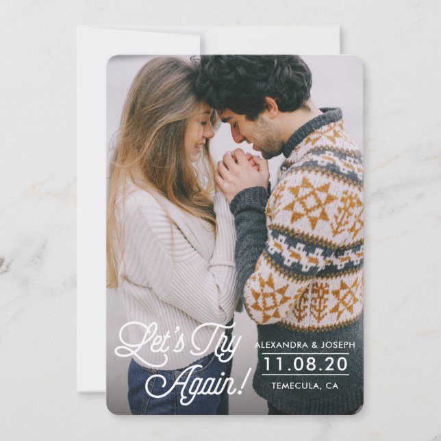 Tarjeta de posposición de Volver a Intentar (Anverso)