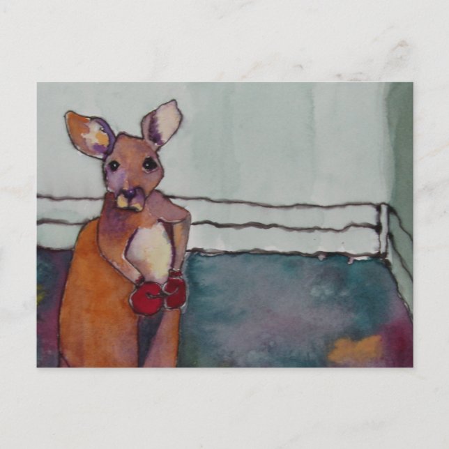 TARJETA DE POST DE KANGAROO (Anverso)