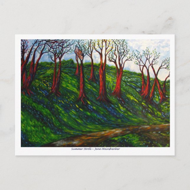 TARJETA DE POST de la carrera de verano (Anverso)