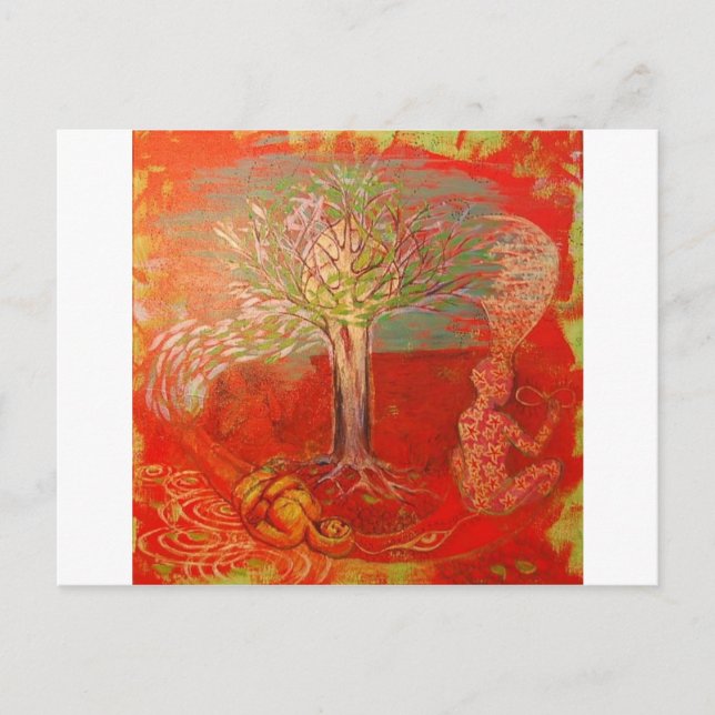 Tarjeta de post de sueño creativo (Anverso)