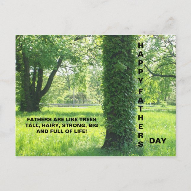 TARJETA DE POST DEL DÍA DE LOS PADRES (Anverso)