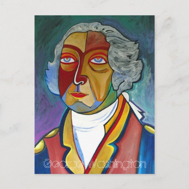 Tarjeta de Post George Washington (Anverso)
