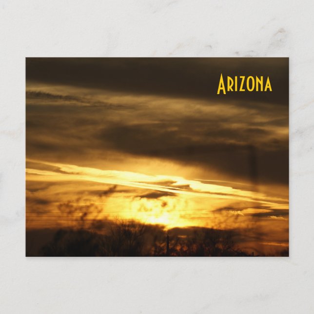 tarjeta de posta de inicio de sesión de Arizona ID (Anverso)