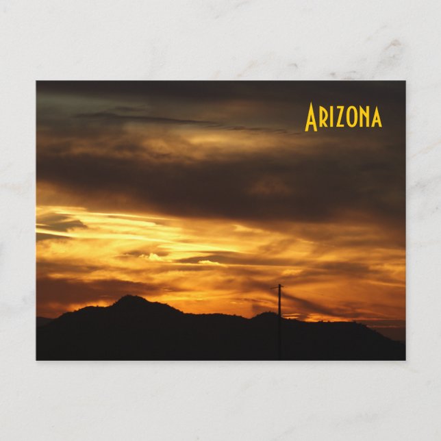 tarjeta de posta de inicio de sesión de Arizona ID (Anverso)
