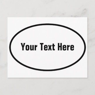 Tarjeta de posta de ovario europeo de personalizab