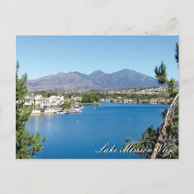 Tarjeta de posta del lago Viejo (Anverso)