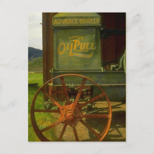 TARJETA DE POSTACIÓN DE PETRÓLEO RUMELOGRÁFICA DE 