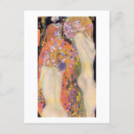 TARJETA DE POSTAL : GUSTAV KLIMT : SERPIENTES DE A