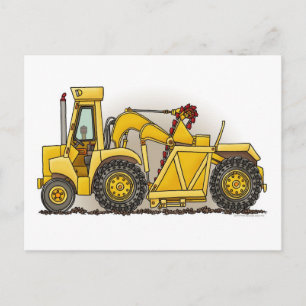 Tarjeta de poste de construcción para Earthmoto