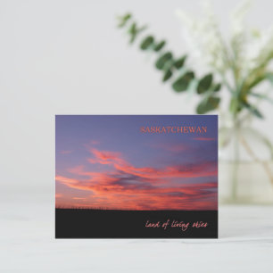 Tarjeta de poste de Land of Living Skies