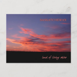 Tarjeta de poste de Land of Living Skies