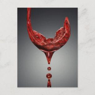Tarjeta de poste de vino