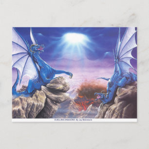 TARJETA DE POSTERIORES DE DRAGONES DE DUELING