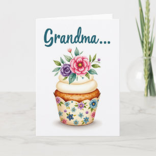 Tarjeta de Postre Abuela Dulce