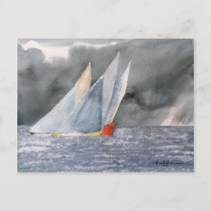 TARJETA DE POSTS DE YACHTS SCAPE SCAPE