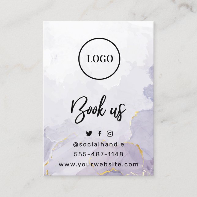 Tarjeta de postulación de relleno con logotipo de  (Anverso)