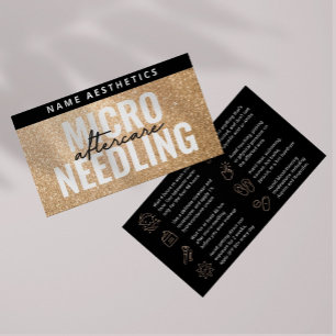 Tarjeta de postulación Dermal Filler Purpurina Gol