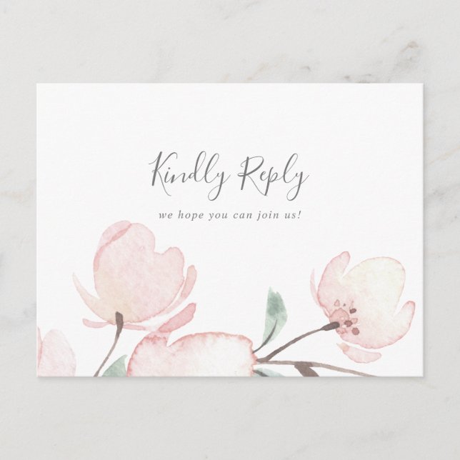 Tarjeta de postulación RSVP de la Canción Primaria (Anverso)