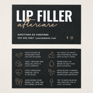 Tarjeta de posturas Premium Black Luxury Filler