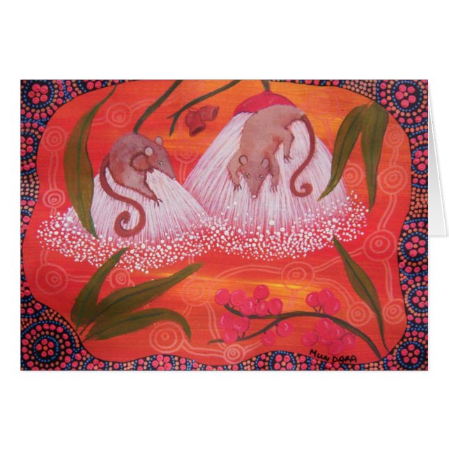 Tarjeta de posumos de miel (Anverso (Horizontal))