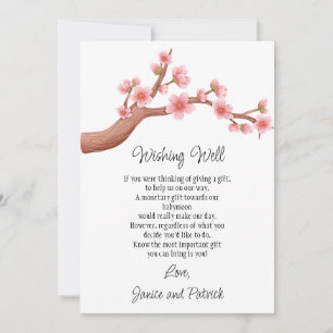 Tarjeta de Pozo de Deseos de Babymoon con Ramas de