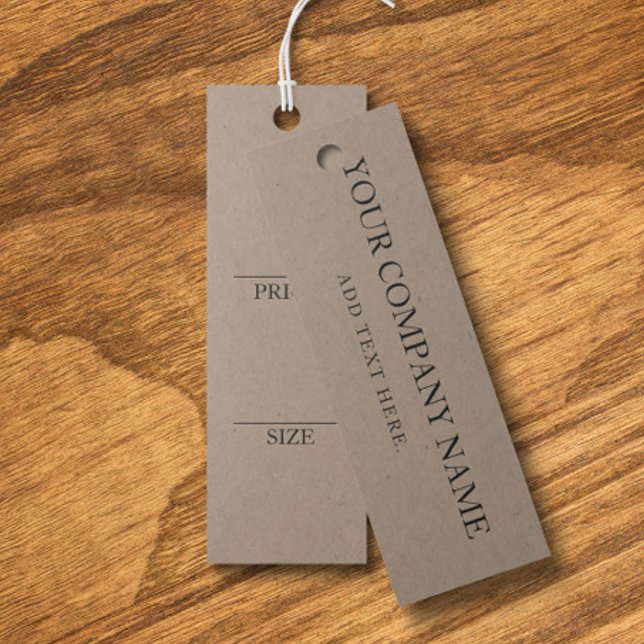 Tarjeta de precio de pantalla colgante de ropa neg (Subido por el creador)