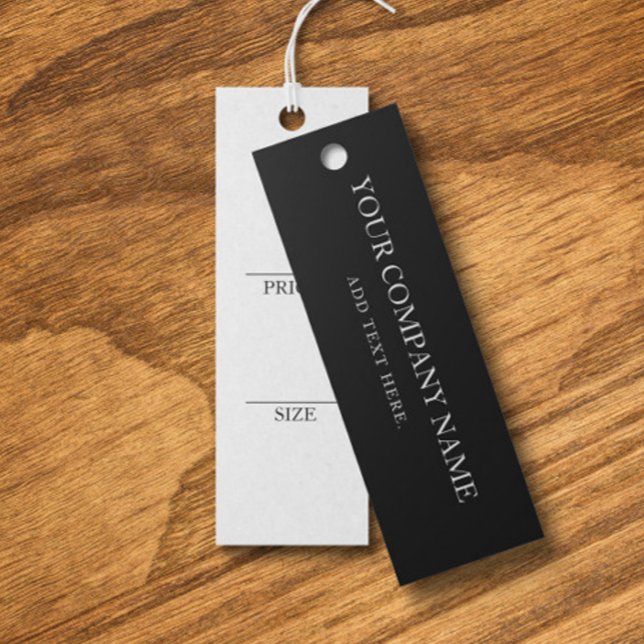 Tarjeta de precio de pantalla colgante de ropa neg (Subido por el creador)