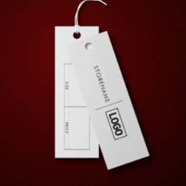 Tarjeta de precio de pantalla colgante negra de ro