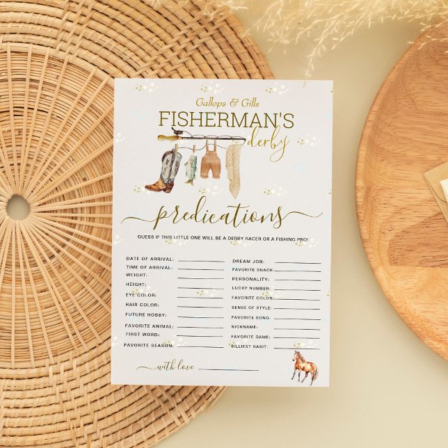 Tarjeta de predicción de Baby Shower de Little Fis (Subido por el creador)