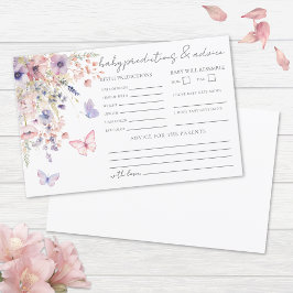 Tarjeta de predicción de consejos para bebés con m