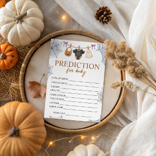 Tarjeta de predicciones de Halloween A Little Boo