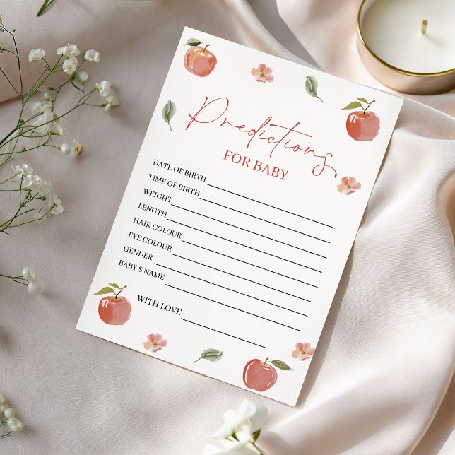 Tarjeta de Predicciones Florales Manzana de Nuestr (Subido por el creador)