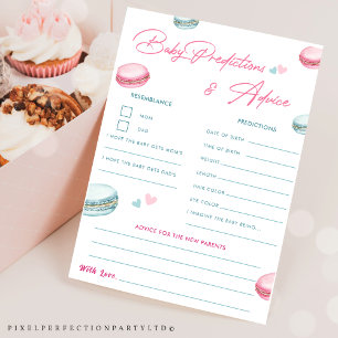 Tarjeta de predicciones y consejos para Sweet Donu