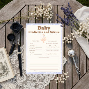Tarjeta de predicciones y consejos Silly Goose Blu