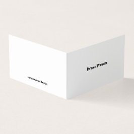 Tarjeta de preferencia personal